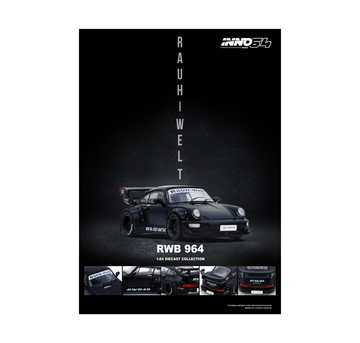 INNO64 PORSCHE RWB 964 BLACK MATT