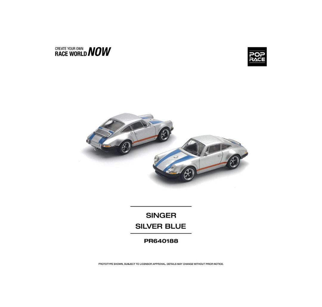 Pop race PR-64 -188 Singer 964 1:64 Scale