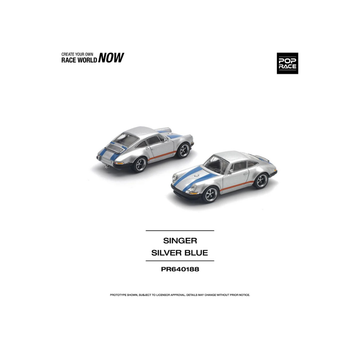 Pop race PR-64 -188 Singer 964 1:64 Scale