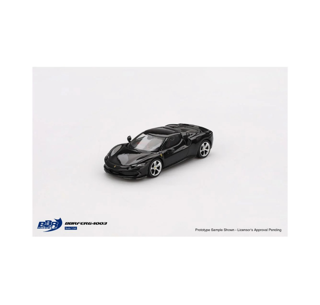 BBR FERRARI 296 GTB NERO DAYTONA