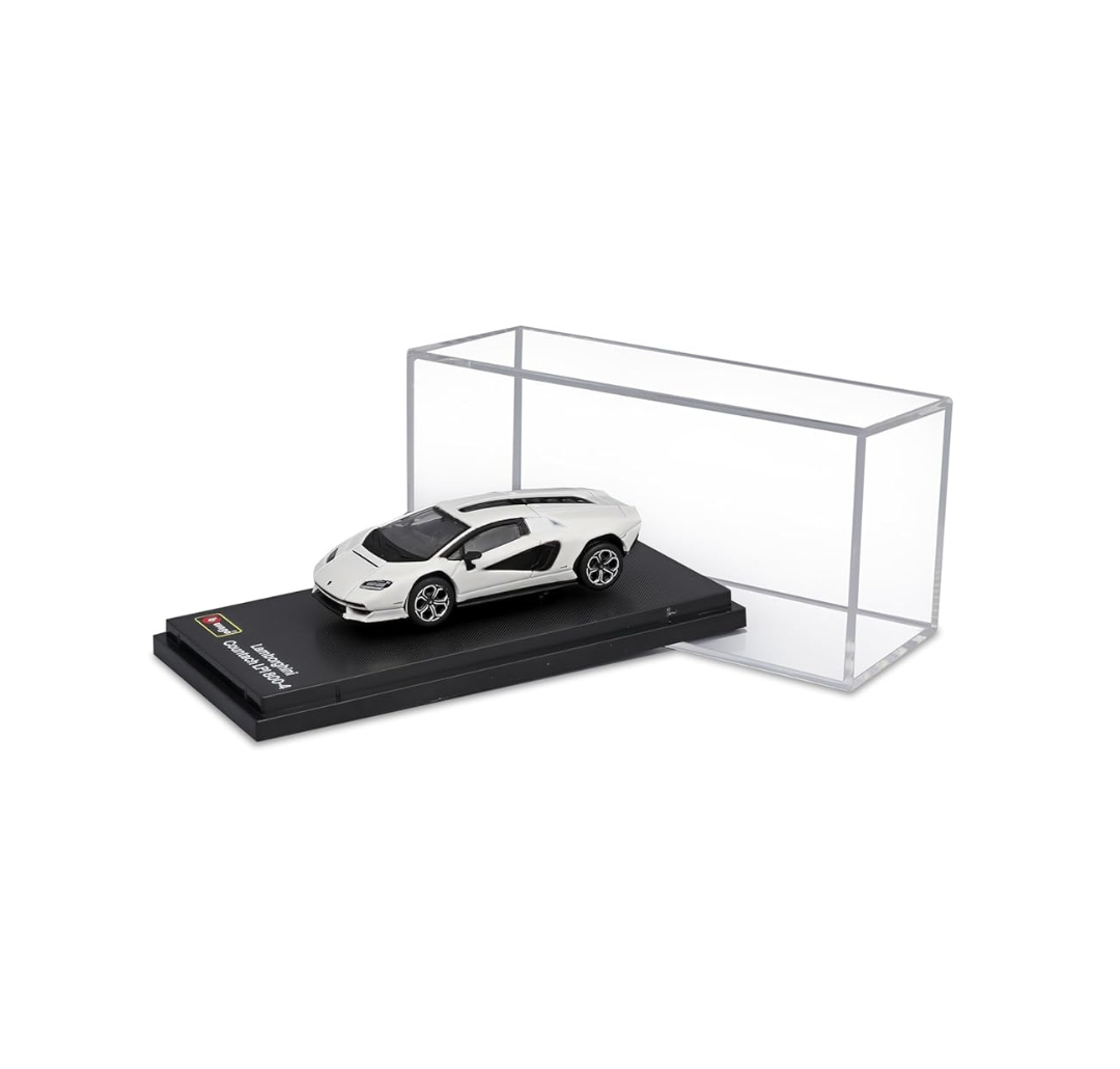 Burago Lamborghini Countach LPI 800‑4 white 1:64 Licensed Diecast Model Car.
