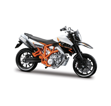 Burago Die Cast 1:18 Scale KTM 990 Supermoto R Motorcycle (Black), (28-51050)