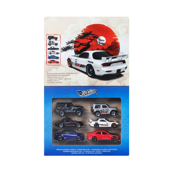 Hot Wheels Silver Series – Japanese JDM Set (Set of 6)