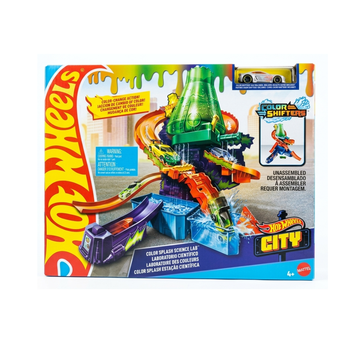 Hot Wheels Color Shifters Color Splash Science Lab Playset.