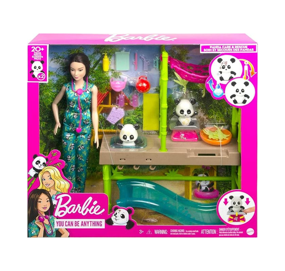 Barbie Panda Care &amp; Rescue Playset (HKT77)