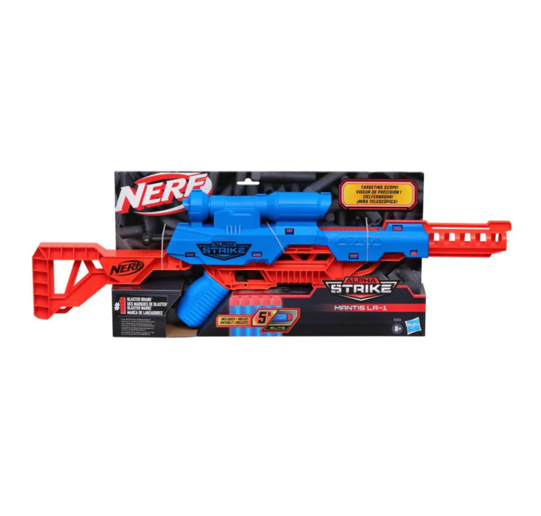Nerf Alpha Strike Mantis LR‑1 Dart Blaster F2253.