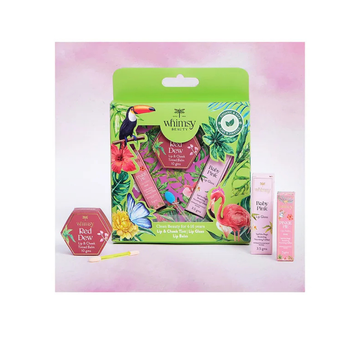 Whimsy Beauty Organic Beauty Kit for Girls - 3 Pcs Non‑Toxic Makeup Set