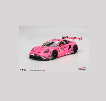 TOP SPEED 0617 1:18 SCALE PORSCHE 911 GT3 R #77 AO RACING 2024 IMSA ROAD AMERICA.