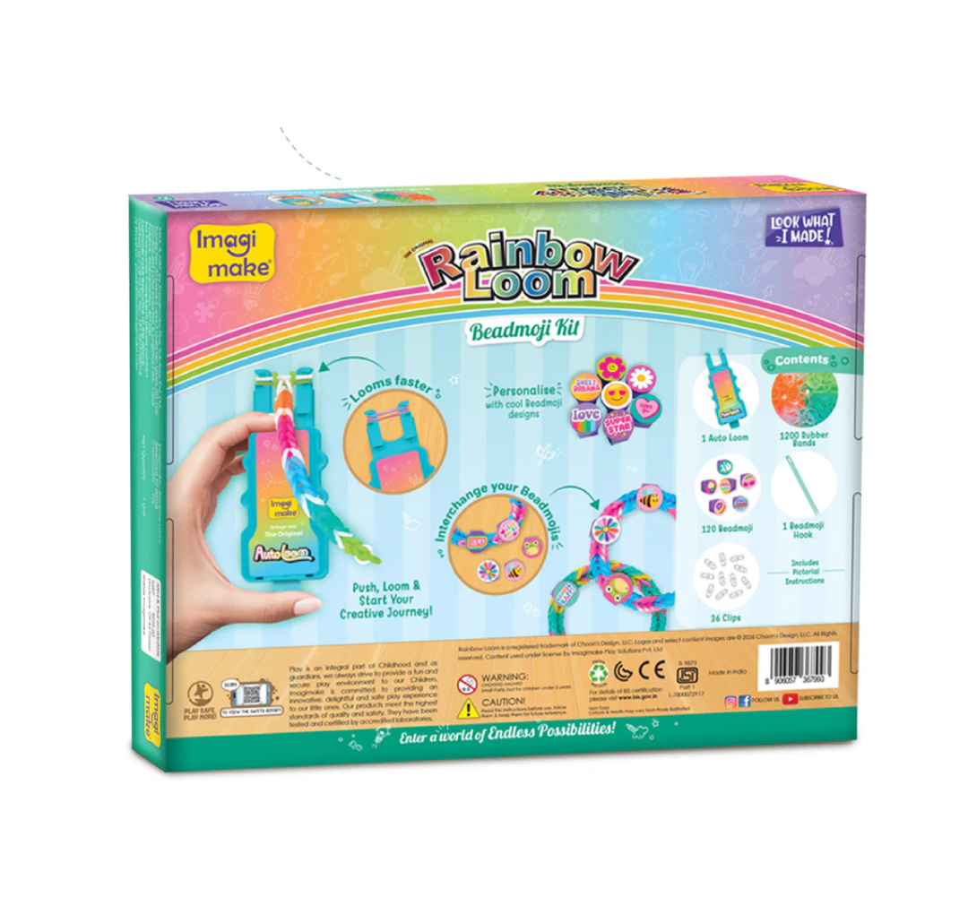 Imagimake Rainbow Loom – Beadmoji Kit.