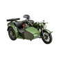 Vintage Military Sidecar Motorcycle (1:10 Scale)