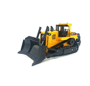 HUINA 1554 1:18 11CH Remote Control Heavy-Duty Bulldozer.