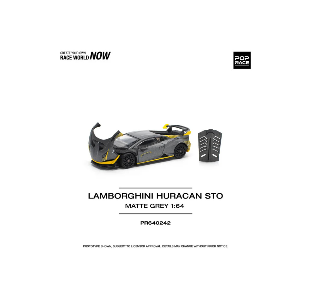 POP RACE PR64-242 LAMBORGHINI HURACAN STO