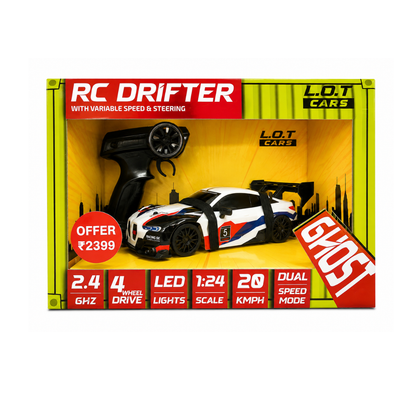 LOT RC Drifter 1:24 Scale Remote Control Car