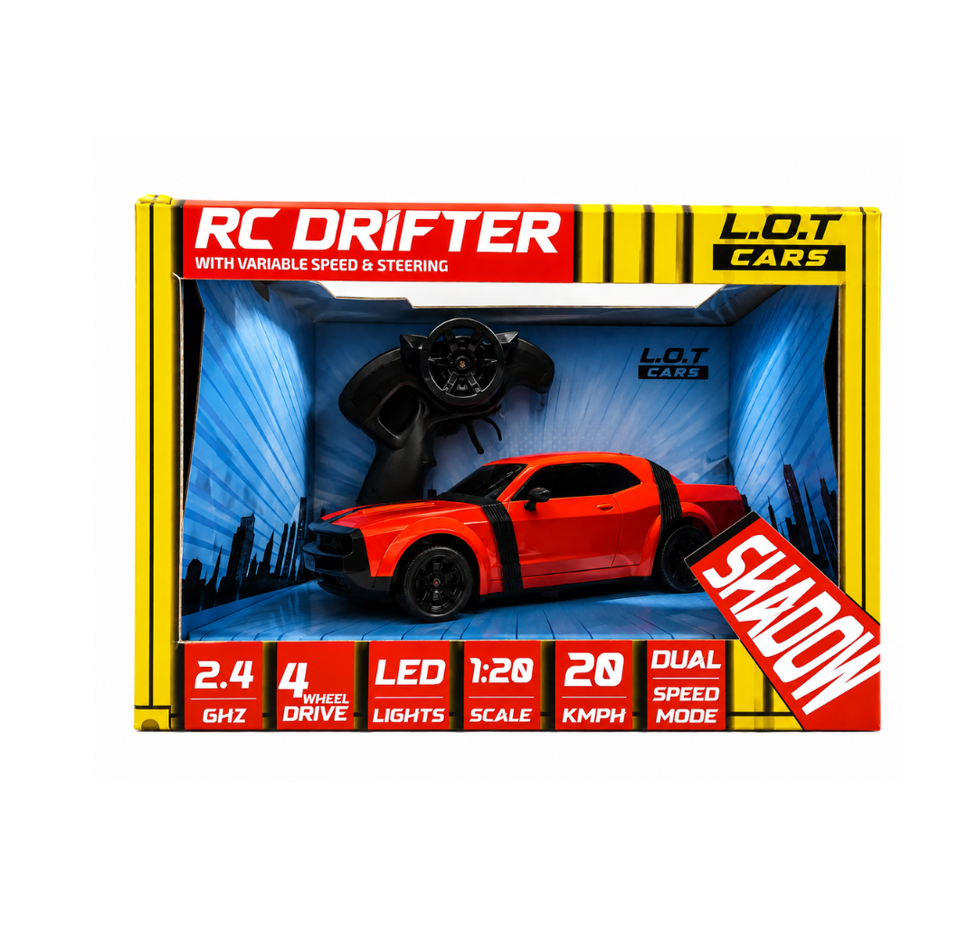 LOT RC Drifter 1:24 Scale Remote Control Car