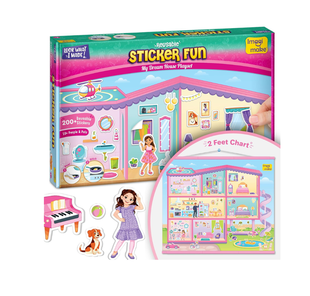 Imagimake My Dream House Sticker Playset