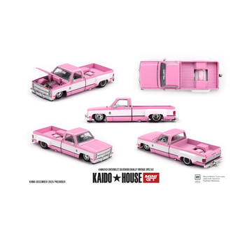 KAIDOHOUSE X MINI GT 243 CHEVROLET SILVERADO DUALLY VINTAGE SPEC V2