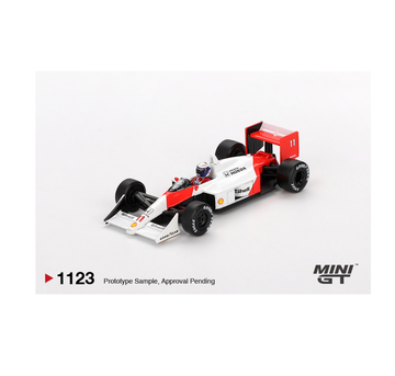 MINI GT 1123 MCLAREN MP4/4 #11 ALAIN PROST 1988 JAPANESE GRAND PRIX 2ND PLACE