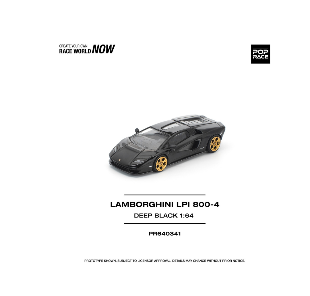 POP RACE PR640341 LAMBORGHINI LPI 800-4 DEEP BLACK