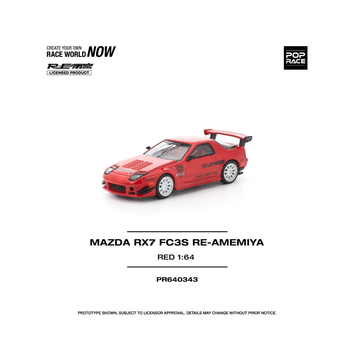 POP RACE PR640343 MAZDA RX7 FC3S RE-AMEMIYA RED