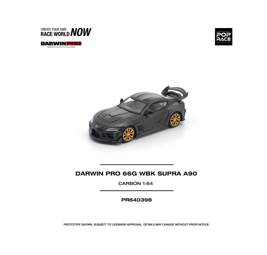 POP RACE PR640398 DARWIN PRO 66G WBK SUPRA A90 CARBON EDITION