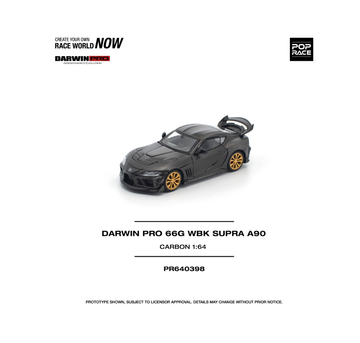 POP RACE PR640398 DARWIN PRO 66G WBK SUPRA A90 CARBON EDITION