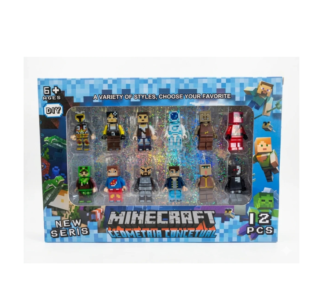Minecraft Geometair Concetual Figure Set.