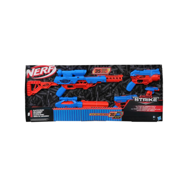 NERF 35-Piece Alpha Strike Ultimate Mission Pack -- Includes 5 Blasters and 30 Official Elite Darts -- for Kids, Teens, Adults E8339