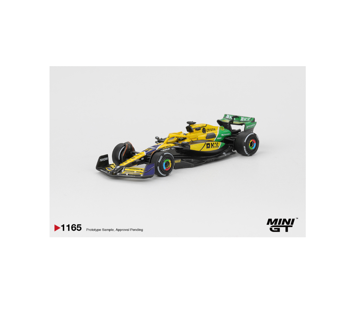 MINI GT 1165 BLISTER MCLAREN MCL38 #81 OSCAR PIASTRI 2024 F1 MONACO GP 2ND PLACE