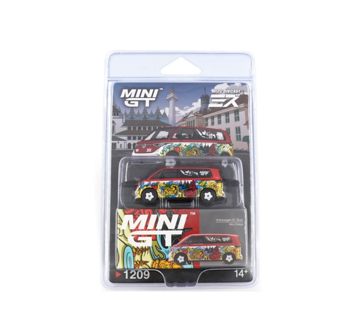 MINI GT 1209 BLISTER VOLKSWAGEN ID. BUZZ MIZU DESIGN