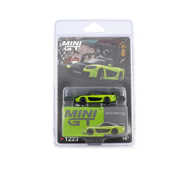 MINI GT 1223 BLISTER MAZDA RX-7 VEILSIDE FORTUNE7 GREEN