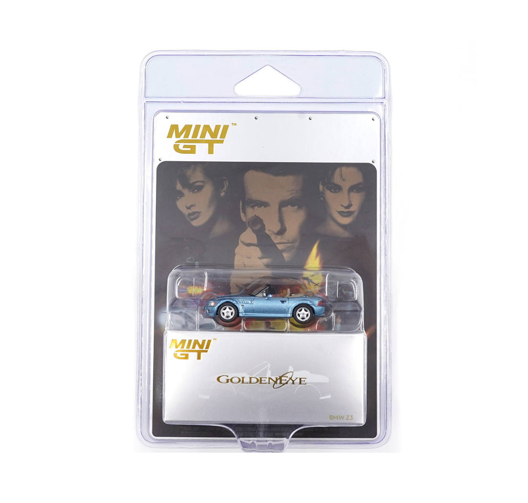 MINI GT 914-007E ENGLISH BLISTER PACKAGING BMW Z3 “GOLDENEYE”