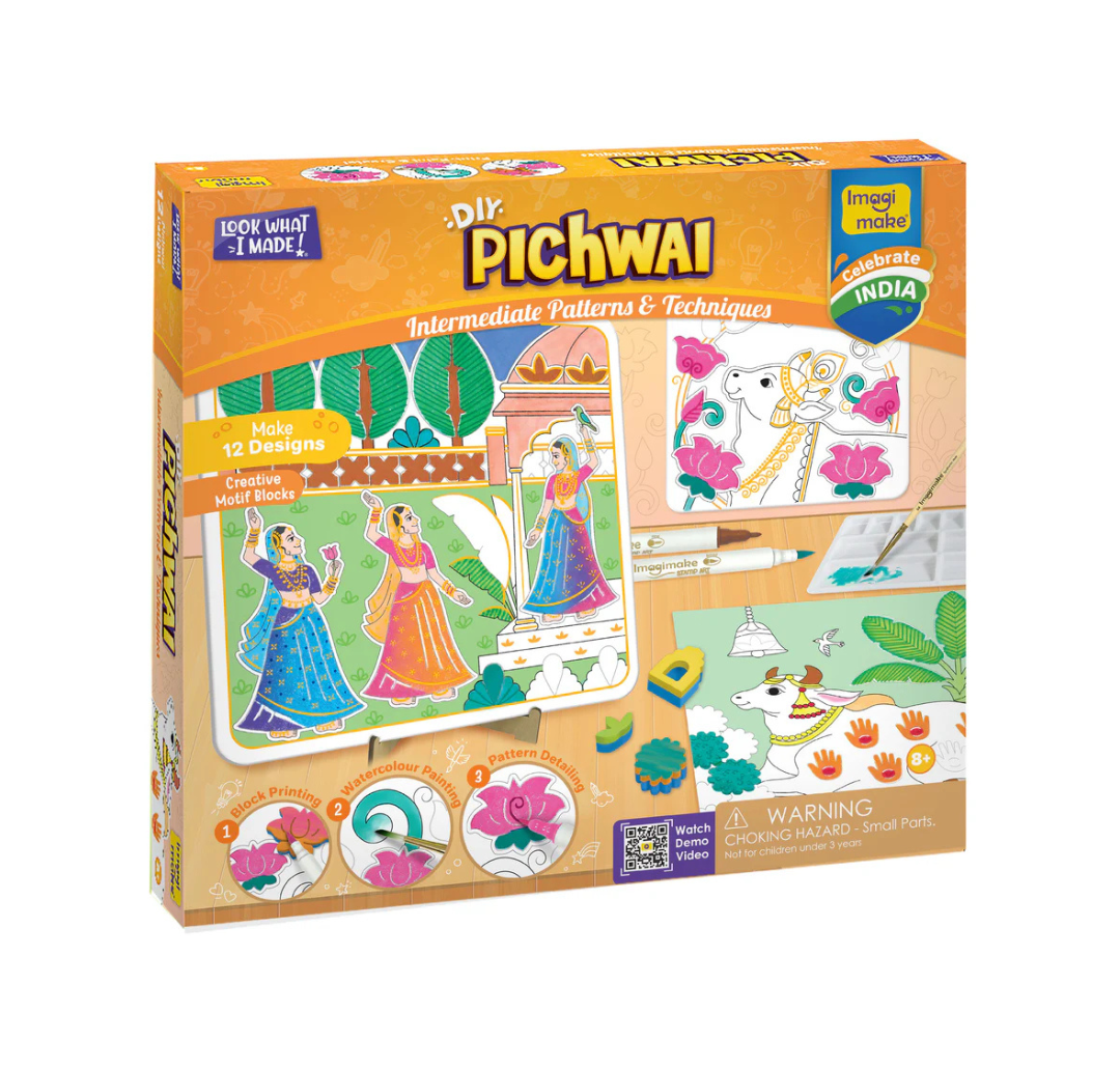 IMAGIMAKE PICHWAI INTERMEDIATE  PATTERNS & TECHNIQUES ART KIT.