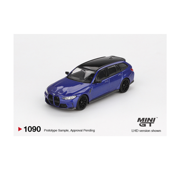 MINI GT 1190 BMW M3 COMPETION TOURING PORTMAO BLUE METALLIC.