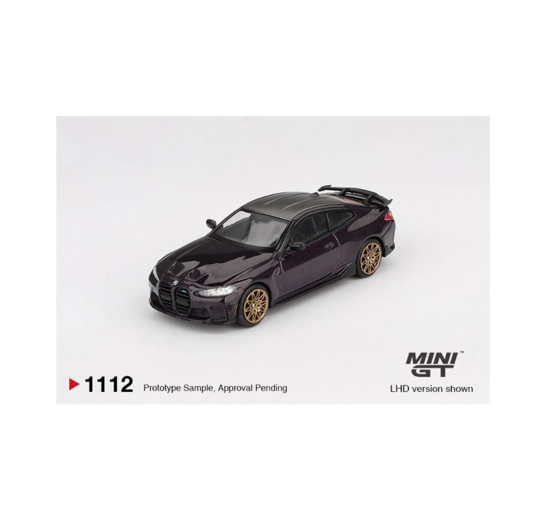 MINI GT 1112 BMW M4 M- PERFORMANCE DAYTONA VIOLET