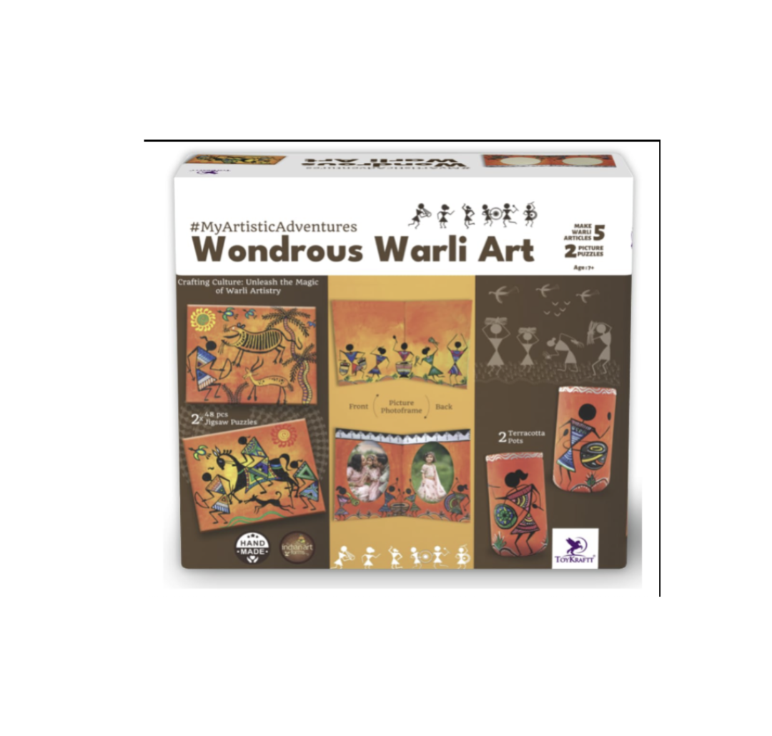 TOYKRAFTT DIY Indian Art Forms – Warli Art Kit