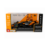 Burago 1/43 Scale McLaren MCL38 Lando Norris #4 2024 - Realistic  Car Driven by Lando Norris.