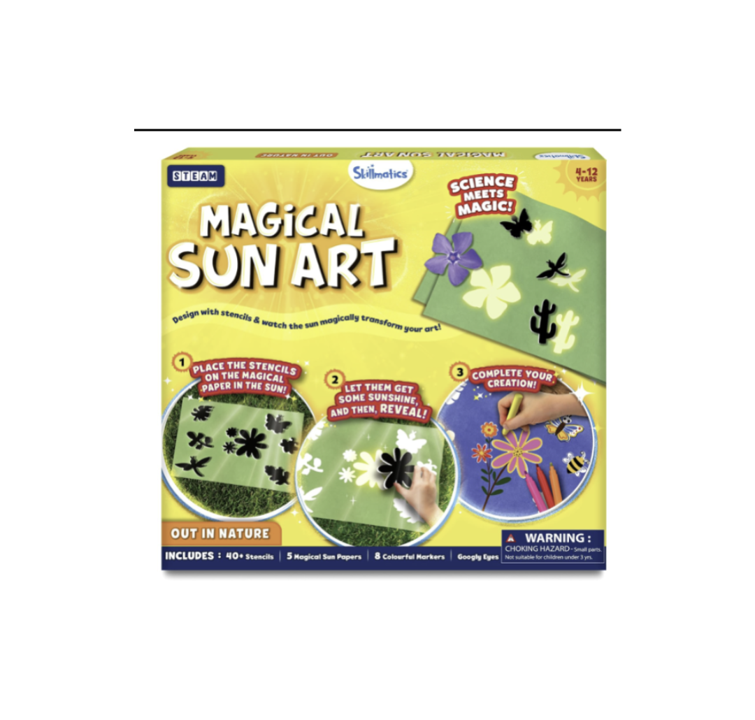 Skillmatics Sun Paper Art Kit - Mess-Free STEM Craft Kit for Kids.