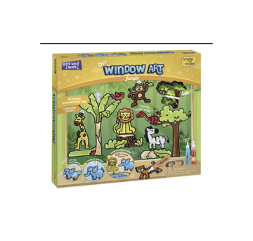 Imagimake Window Art Jungle|Glass Painting Kit.