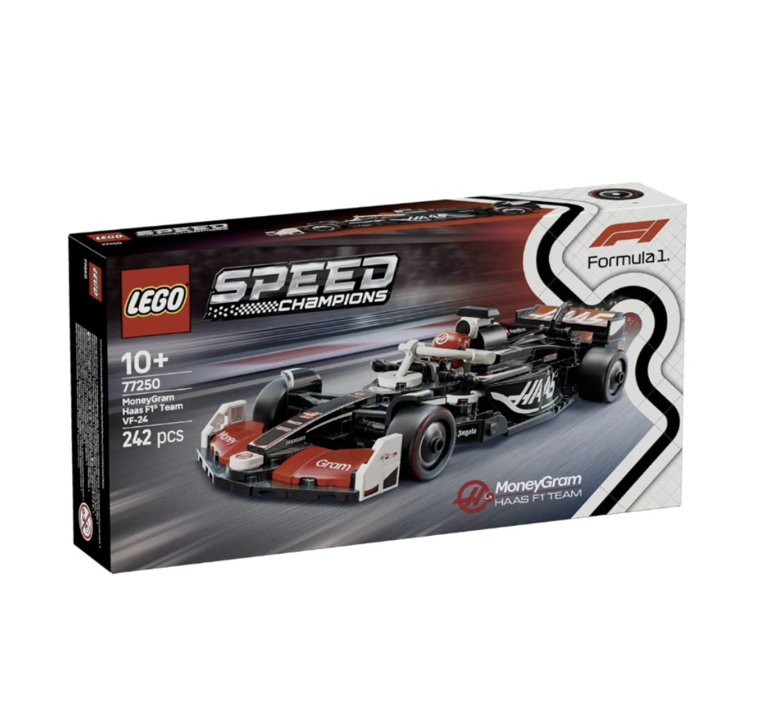 LEGO Speed Champions MoneyGram Haas F1 Team VF‑24 Race Car. 77250