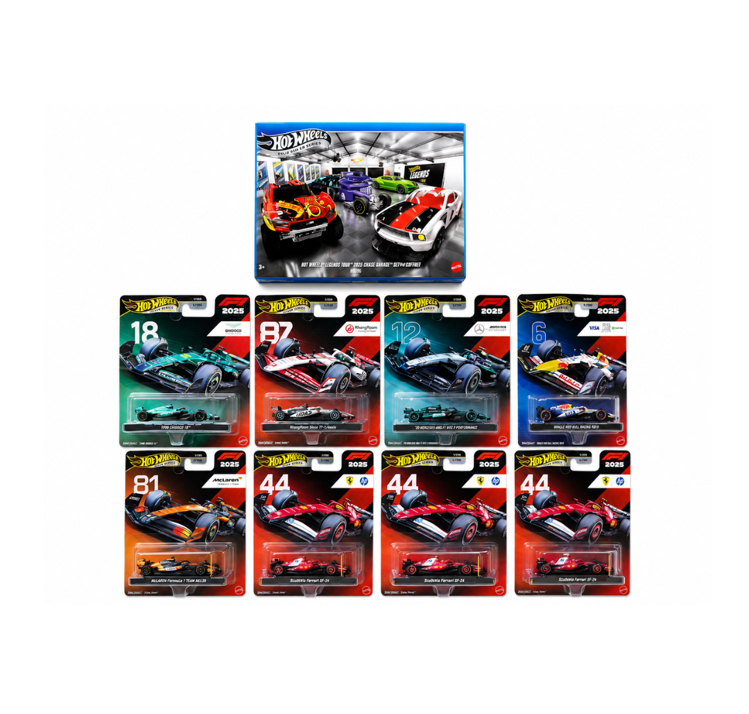 Hot Wheels F1 PREMIUM + Legends Tour.