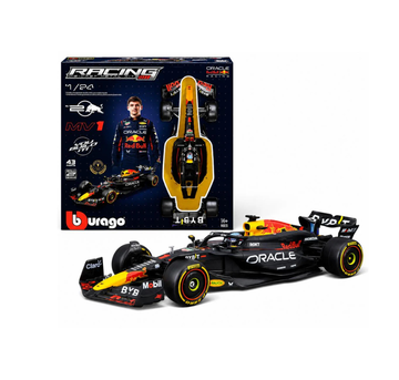 BURAGO Red Bull Racing F1 Rb20 Model (Model Kit With Pedestal) 1/24 Scale Diecast Car.