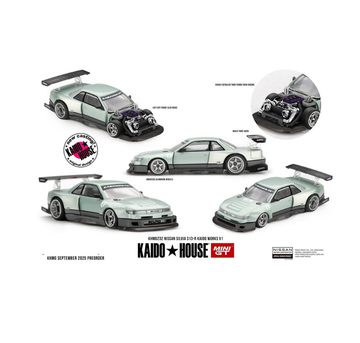 MINIGT KAIDO HOUSE //232 NISSAN SILVIA S-13 R KAIDO WORKS.