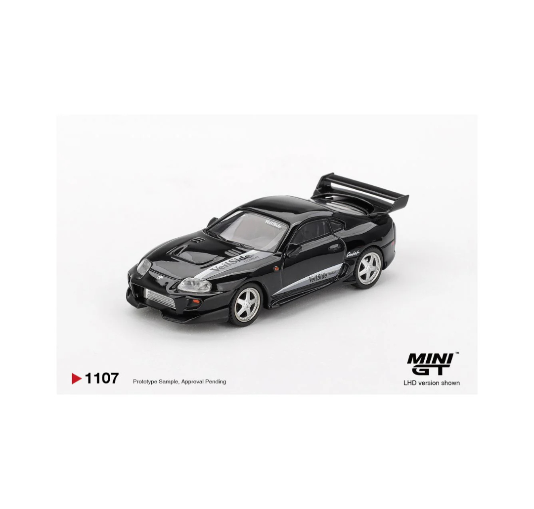 MINI GT 1107 TOYOTA SUPRA VEILSIDE COMBAT V-II BLACK.