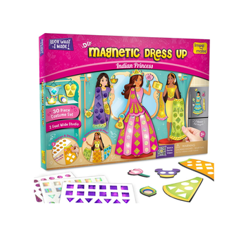 Imagimake DIY Magnetic Dress-Up Indian Princess.