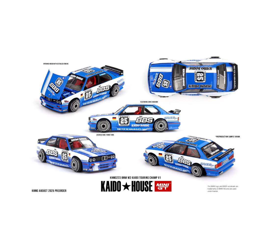 Mini GT Kaido House 223: BMW M3 Kaido Touring Champ V1