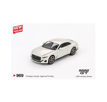 MINI GT 969 BENTLEY BATUR BONNEVILLE PEARL WHITE.