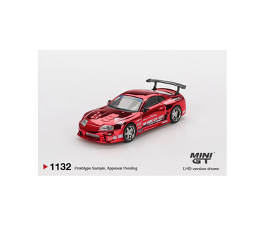 MINI GT 1132 TOYOTA SUPRA (A80) TOP SECRET GT-300 TOP SECRET RED CHROME.