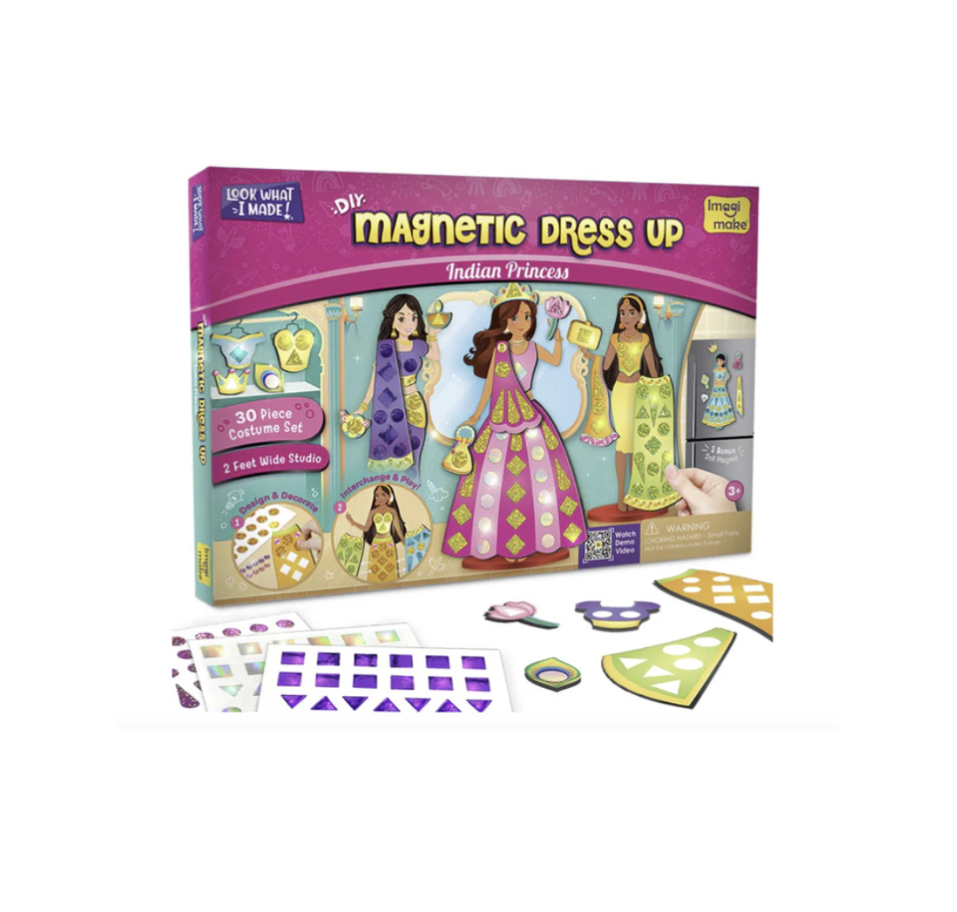 Imagimake DIY Magnetic Dress-Up Indian Princess.