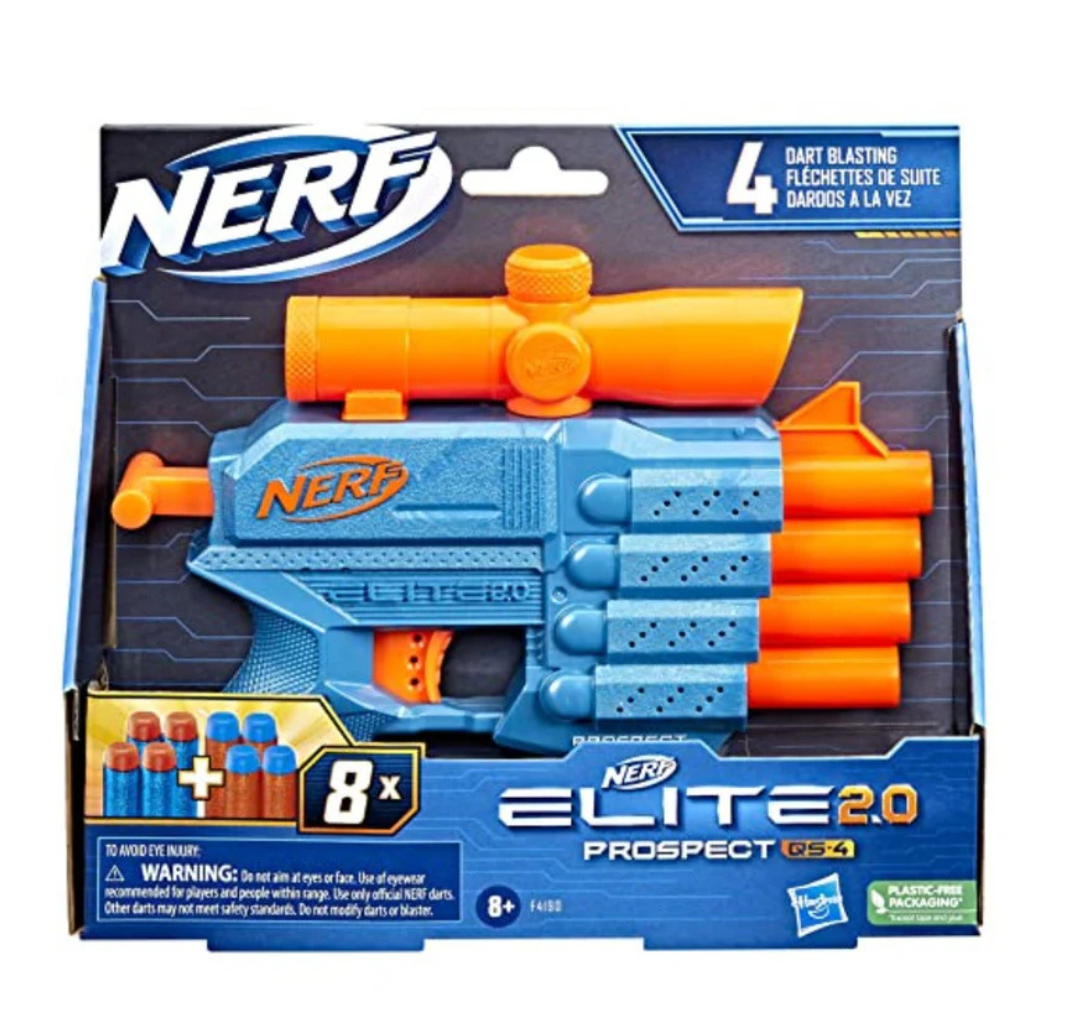 Nerf Elite,Prospect QS‑4 Blaster f4190
