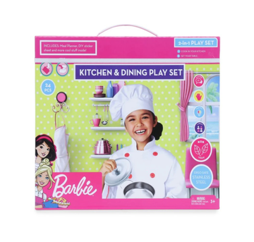 Ramson Kitchen and Dining Play Set Barbie (24 Pcs)